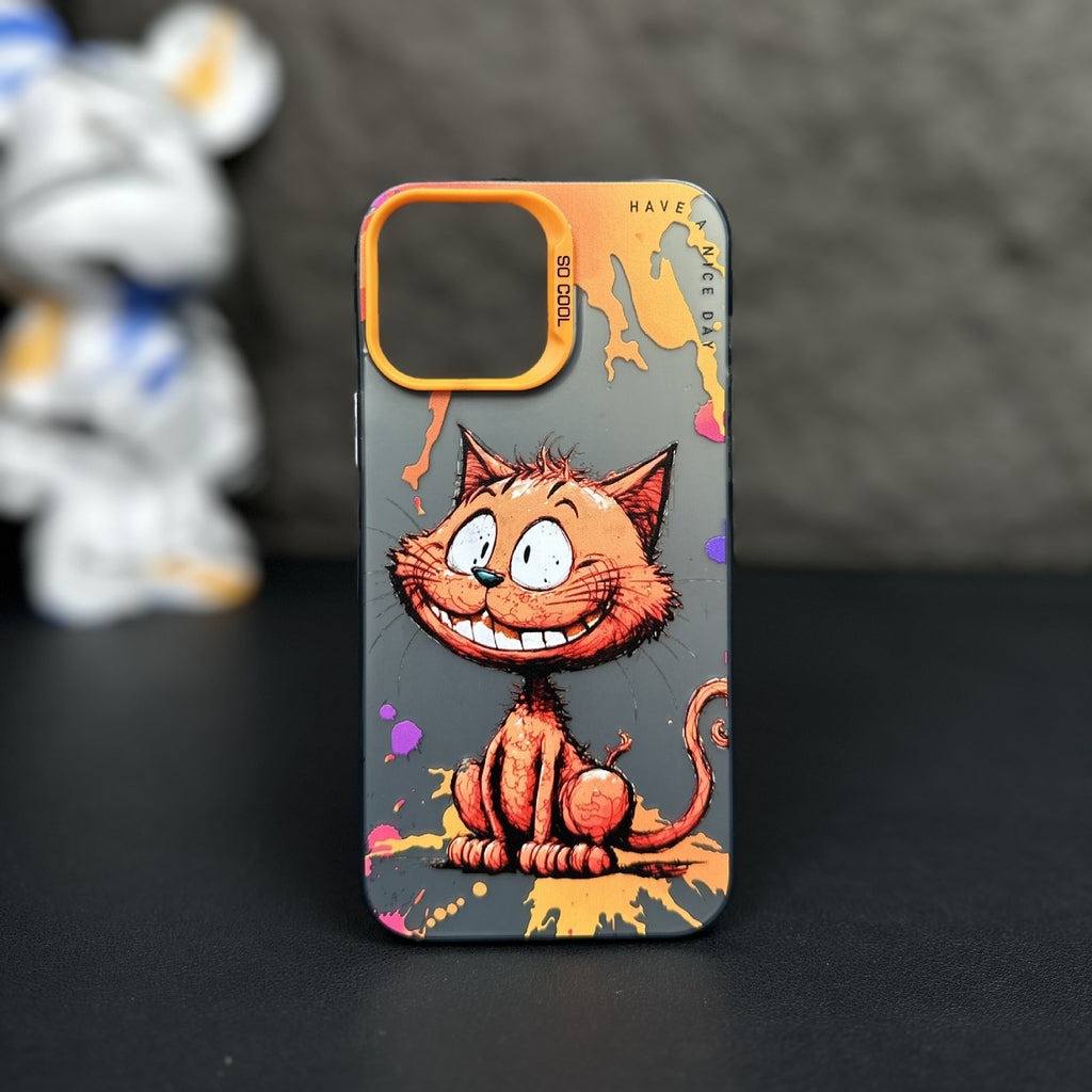 Personalized Silver Cat Phone Case