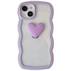 Love Wave Border Phone Case Transparent 3D