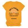 Pumpkin Love Rainbow Halloween Short Sleeve T-Shirt