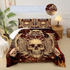 Black Skull Comforter Set, Skull Bedding Set, Victorian Gothic Comforter Set, Victorian Gothic Bedroom Decorations, 3 Piece Set (1 Bed Comforter + 2 Pillow Cases), Four Seasons Comforter, Soft Comforter And Breathable