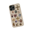 Niche Retro Style Silicone Phone Case