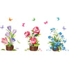 Creative Wall Decorations Plants Potted Wall Stickers