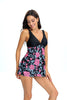 European And American Swimwear Women's Solid Color Stitching