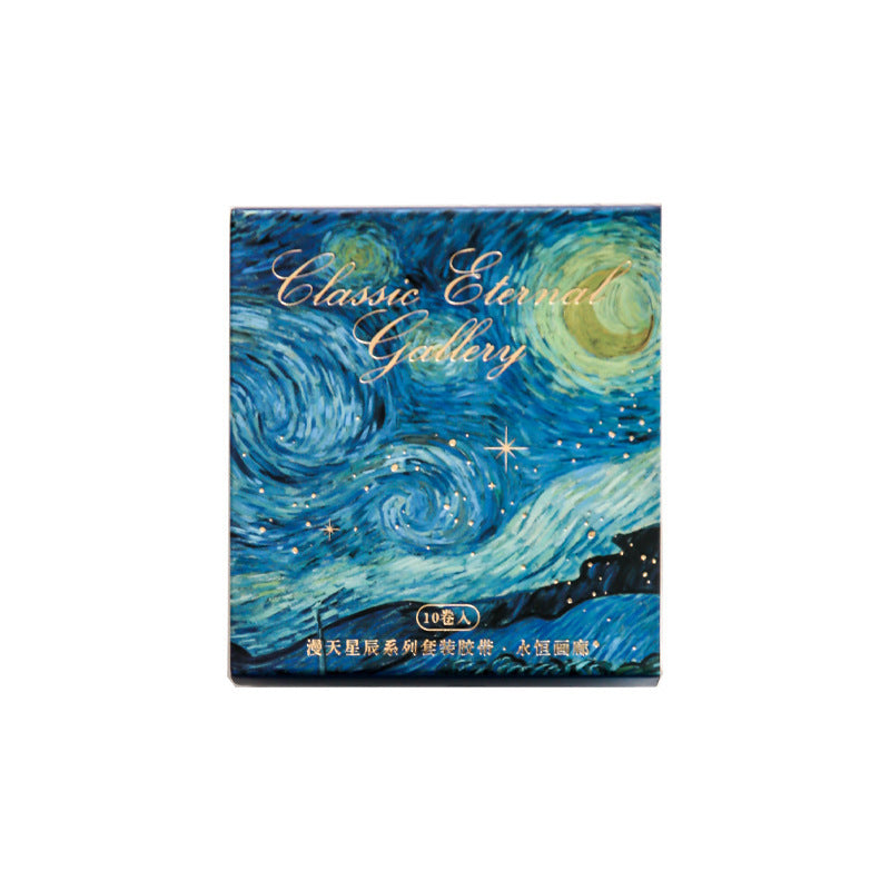 Retro Good-looking Oil Painting Journal Material