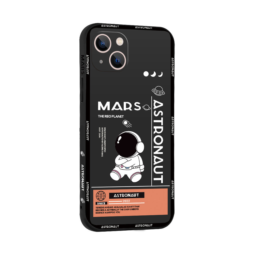 Side Print X Straight Edge Rubik's Cube Phone Case