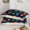 Jellyfish Comforter Sets Ocean Theme Bedding Set for Girls Teens Full Size with 3D Printed Bedding, Ocean Bedding Sets Hawaii Beach Bedding Set Sea Animal Quilt Sets