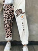 Elegant Plus Size Women's Joggers with 3D Floral Print - Casual Sporty Sweatpants, Stretch Fabric, Non-See-Through