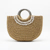 New Shell Moon Bag Straw Woven Bag