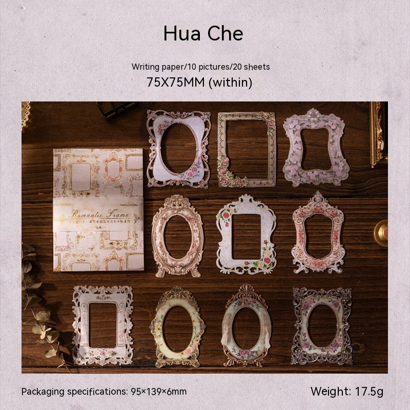 Classical Photo Journal Decoration Background Collage
