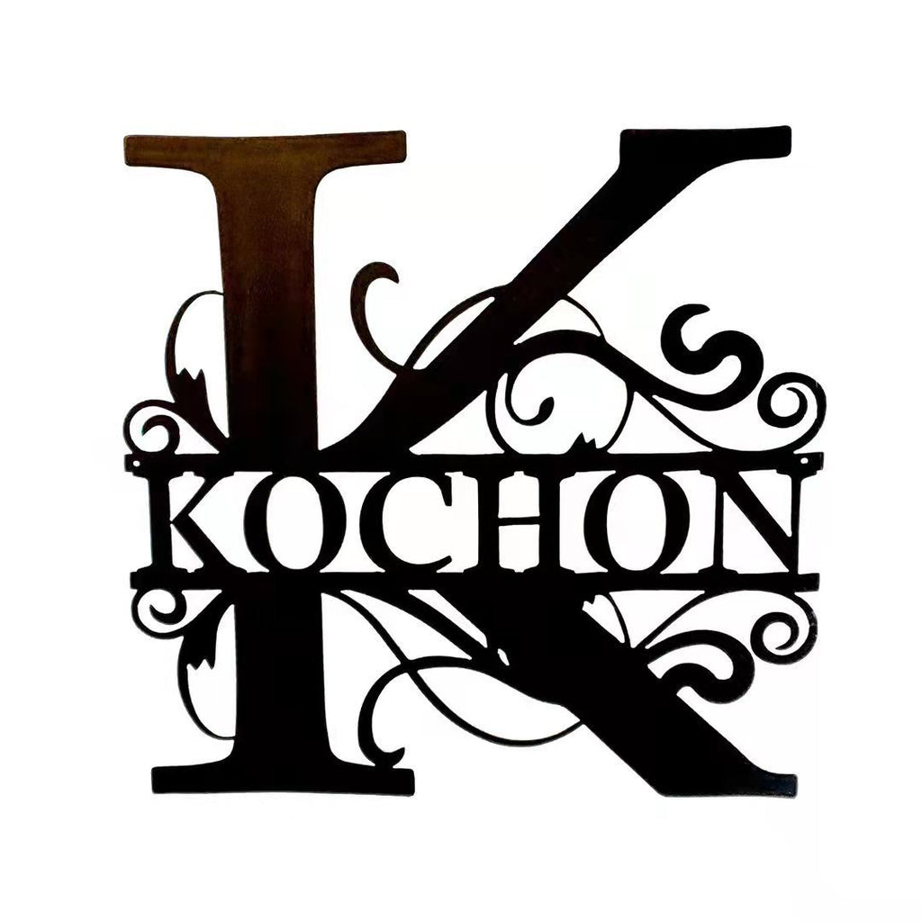 New Metal Iron Art Letter Wall Decorative Crafts In Stock Wholesale