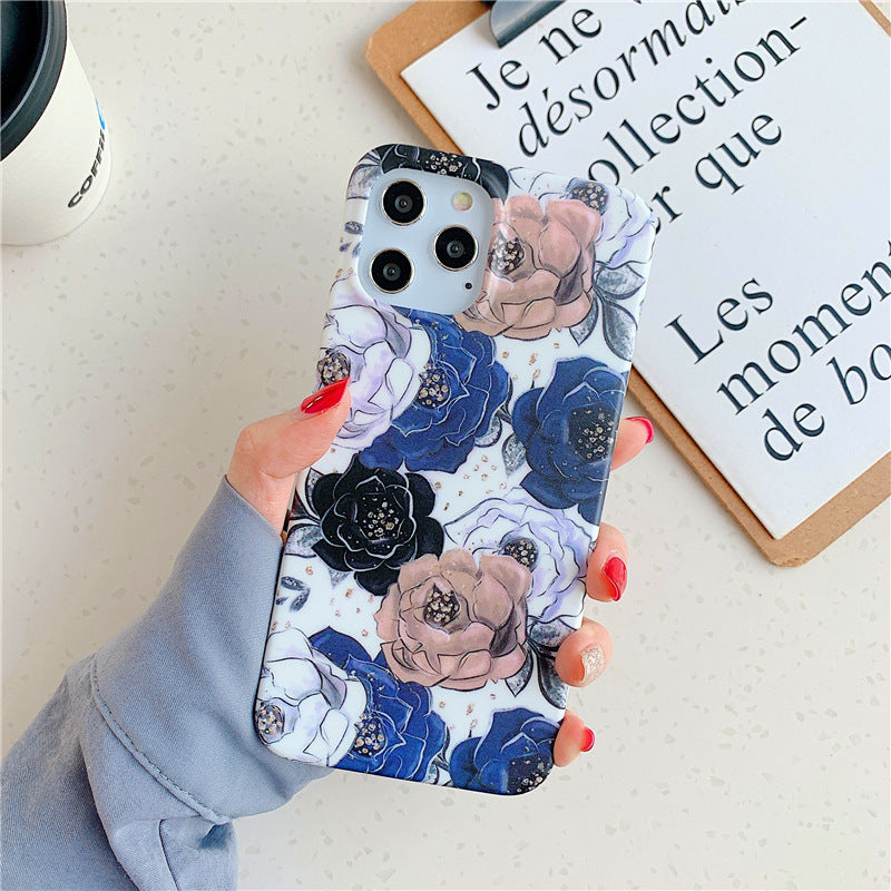 All-inclusive Anti-drop 12ProMax Mobile Phone Case New Marble