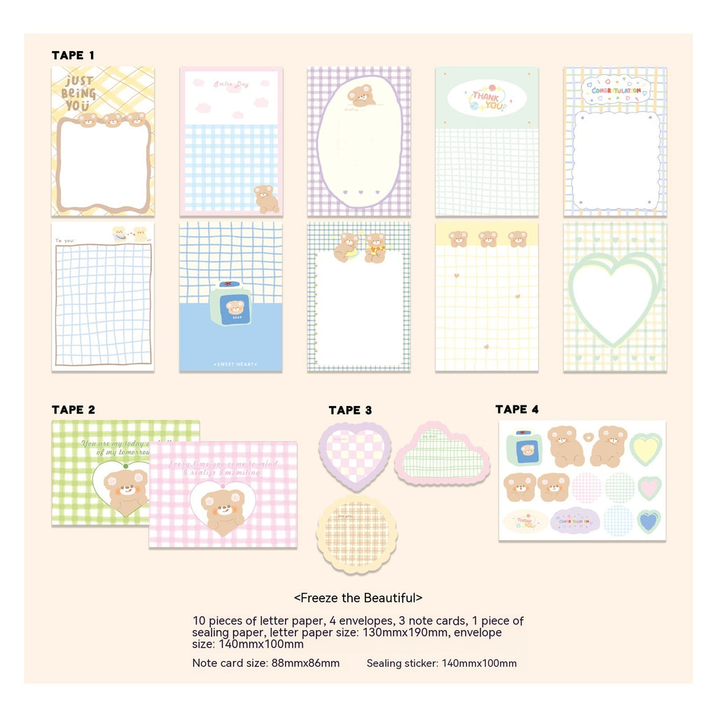 Cute Korean Ins Style Journal Material Student