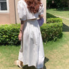 Dress For Women Fitted Waist Backless Temperament Long Dress Women's Clothing
