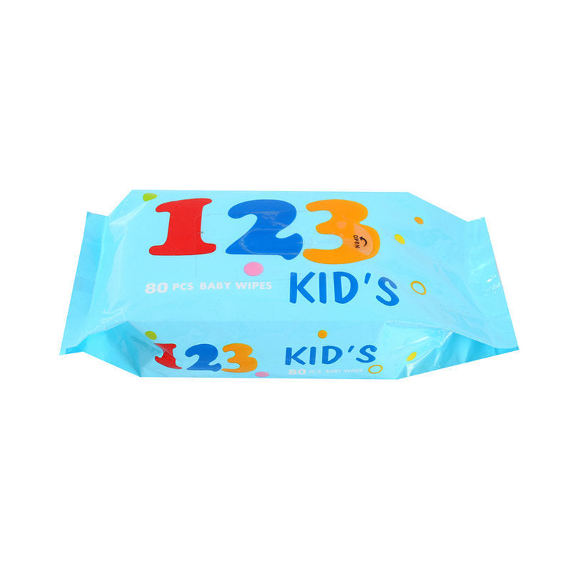 80 Pieces Of Wet Tissue Paper Disposable Cleaning Care Portable Wipe Wipes