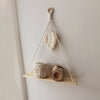 Tassel Leaf Woven Tapestry Rack Decoration Storage