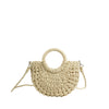 Women's Fashion Handmade Straw Woven Hollow Crossbody Bag