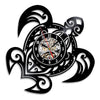 Vinyl record wall clock