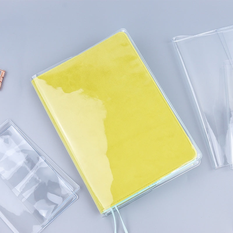 Journal Book Notebook Boy Cover Waterproof Student Transparent Book Cover