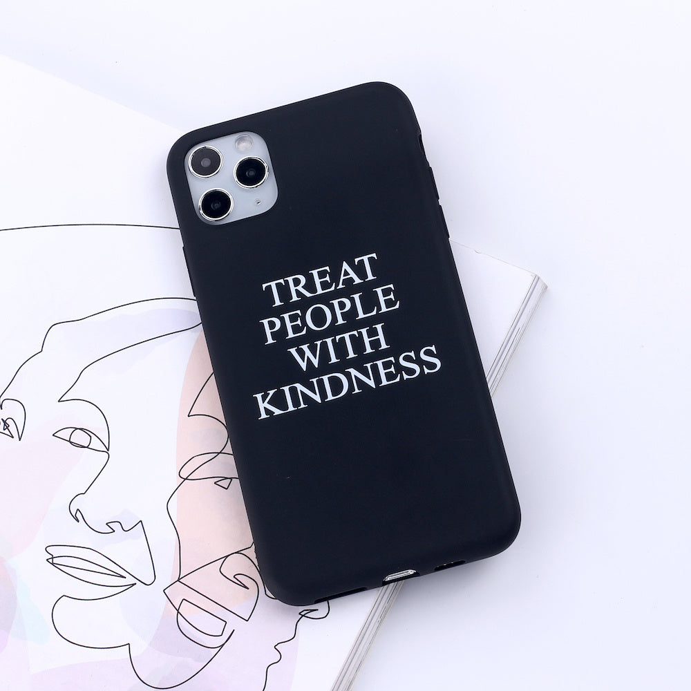 Frosted soft shell mobile phone case