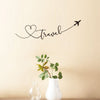 Travel theme wall stickers