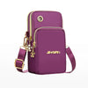 Mobile Phone Bag Women Shoulder Bag 3-layer Zipper Design Small Crossbody Shouder Bags Wallet Coin Purse