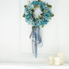 The rose flower wreath hanging wall flowers simulation round heart-shaped ornaments wedding wedding room decoration decoration wall Home Furnishing