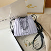 Designer Women Bags Drawstring Bucket Bag with Thick Chain Crossbody Bag