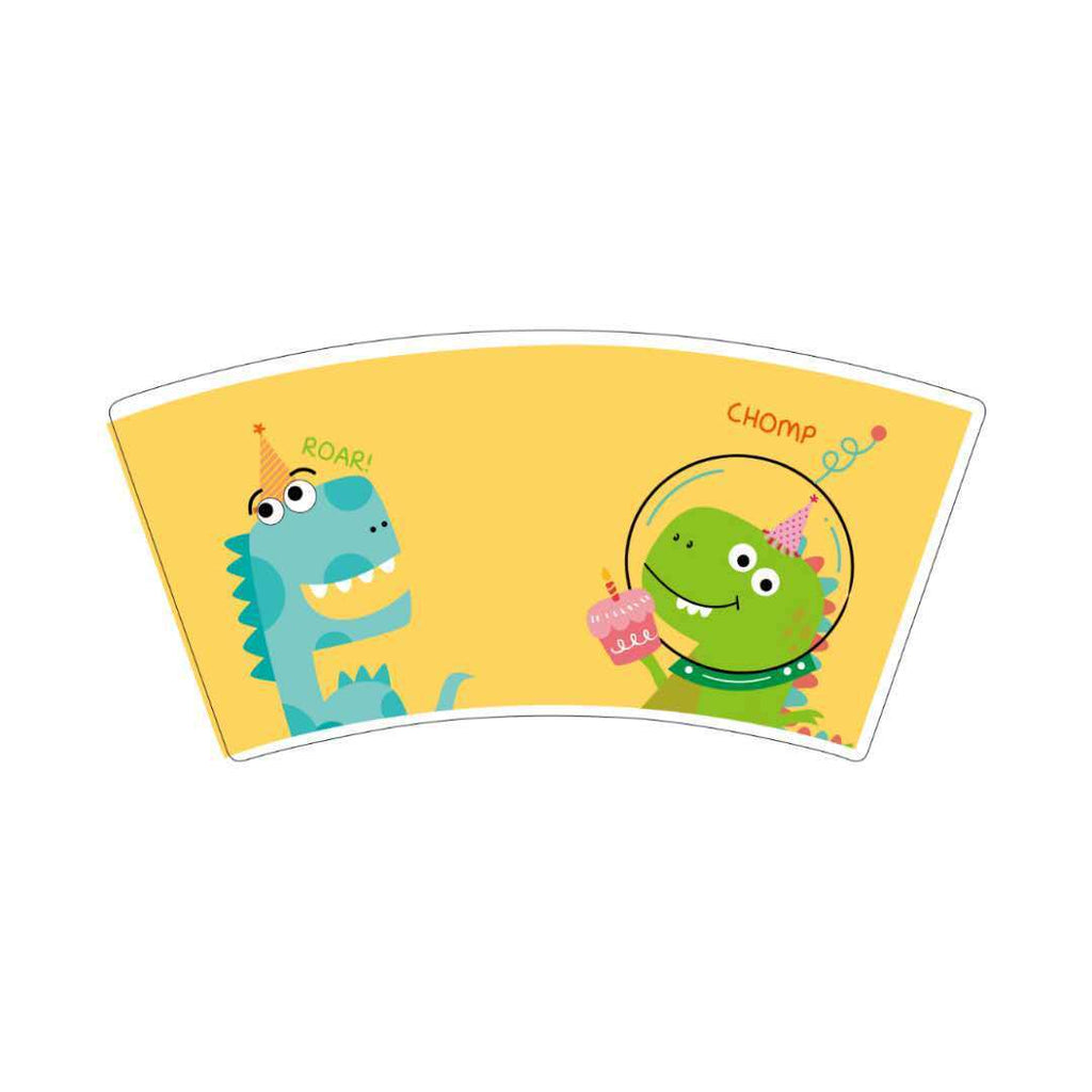 Dinosaur Children's Paper Plate Paper Cup Arrangement Props Party Decoration Tableware Set