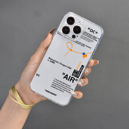 Applicable To Phone Case English Letters All-inclusive Lens Drop-resistant Protective Cover