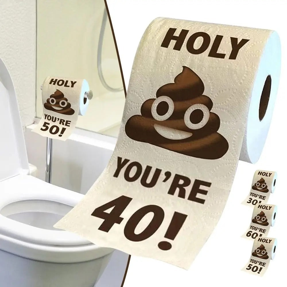 Creative Stool Tissue Happy Birthday Decorative Roll Paper