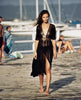 European and American foreign trade FP beach resort openwork lace stitching dress