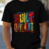 Men's Build DIFFERENT Graphic Printed T-shirt, Short Sleeved Round Neck T-shirt, Summer Outdoor Men's Clothing