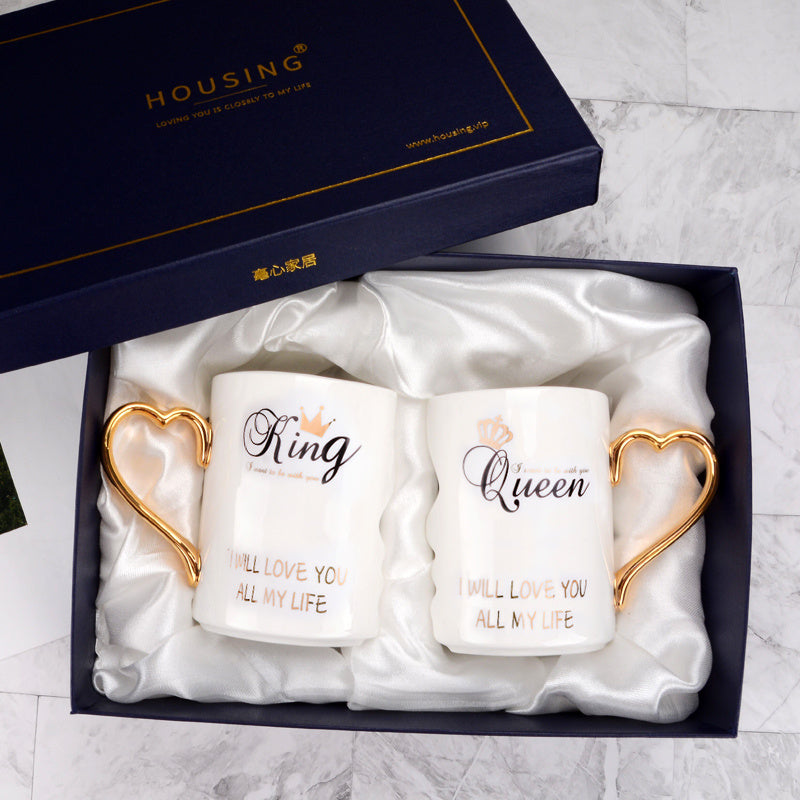 Couple of lovers cups mug personality cup ceramic cup
