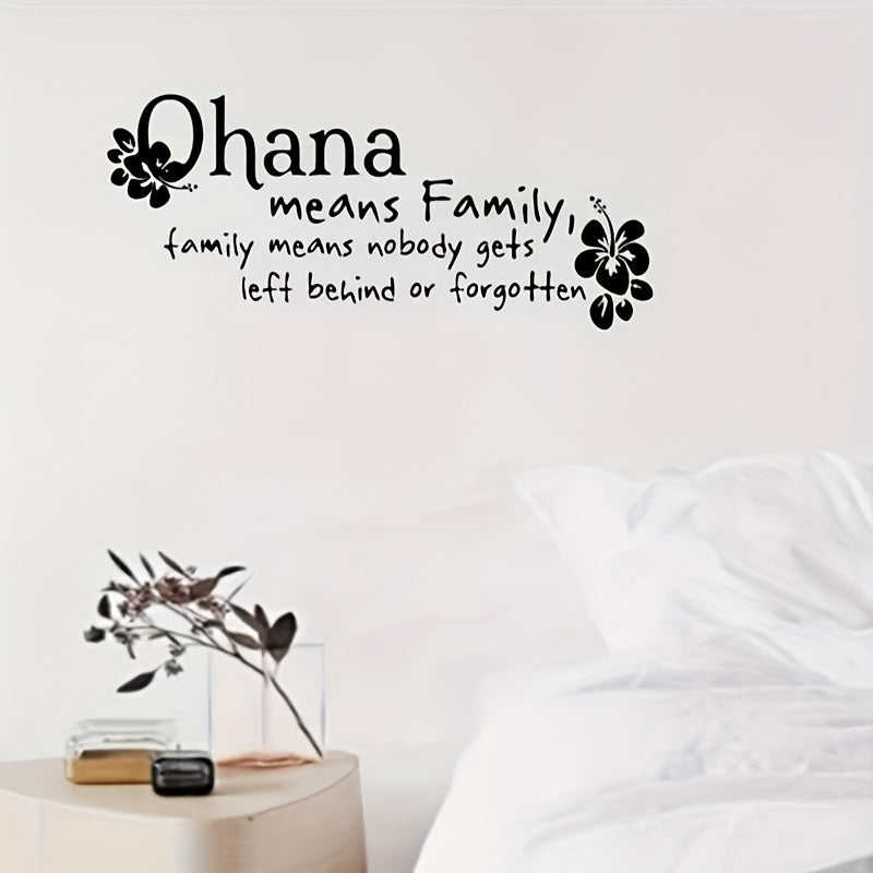 English Slogan Wall Sticker - Homeowners, Office Workers, and Parents - Embellishment - Suitable for Home Decoration, Office Decoration, Family Room Decoration