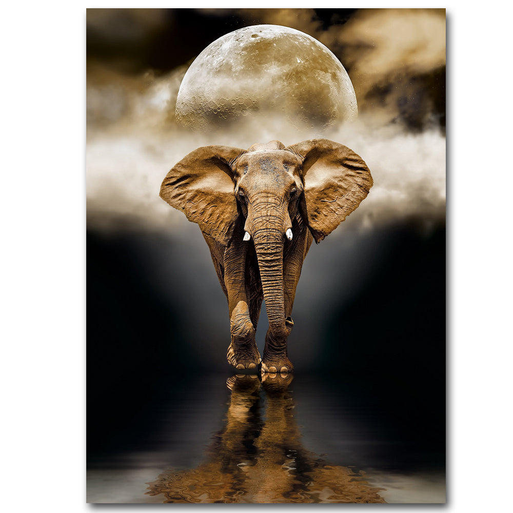 Creative Home Decor Elephant Canvas Painting