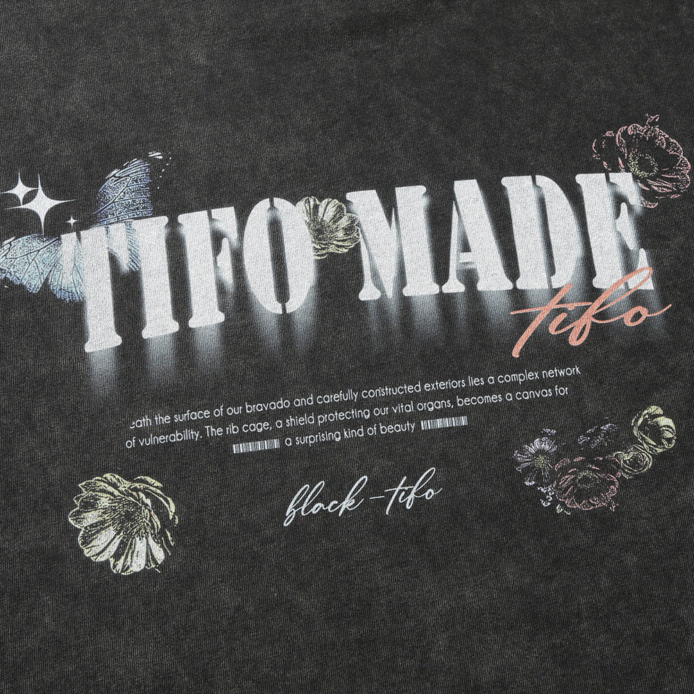 Dark Skull Skeleton Washed And Worn T-shirt Men