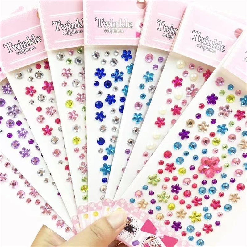Children's Toy Gem Cartoon Cute Girl Reward Love Stickers