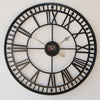 Wrought Iron Hollow 16-inch Wall Clock Living Room Pocket Watch