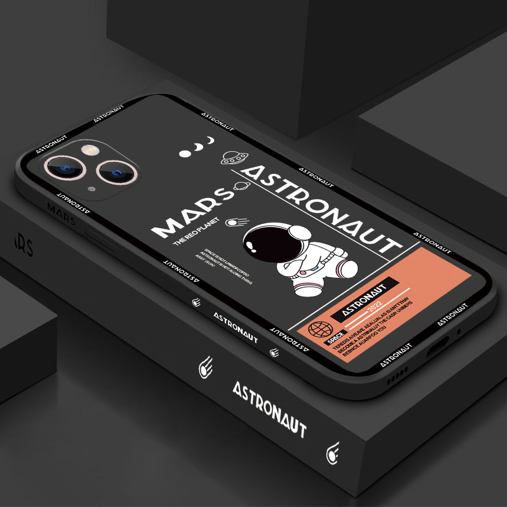 Side Print X Straight Edge Rubik's Cube Phone Case