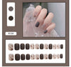 Fake Nails Press On Short Reusable With Designs