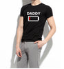 Battery Parent-Child Lightning Baby T-Shirt Top Pure Cotton