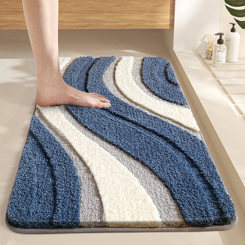 Bathroom Non-slip Mat Entrance Mats Toilet Thickening Cushion