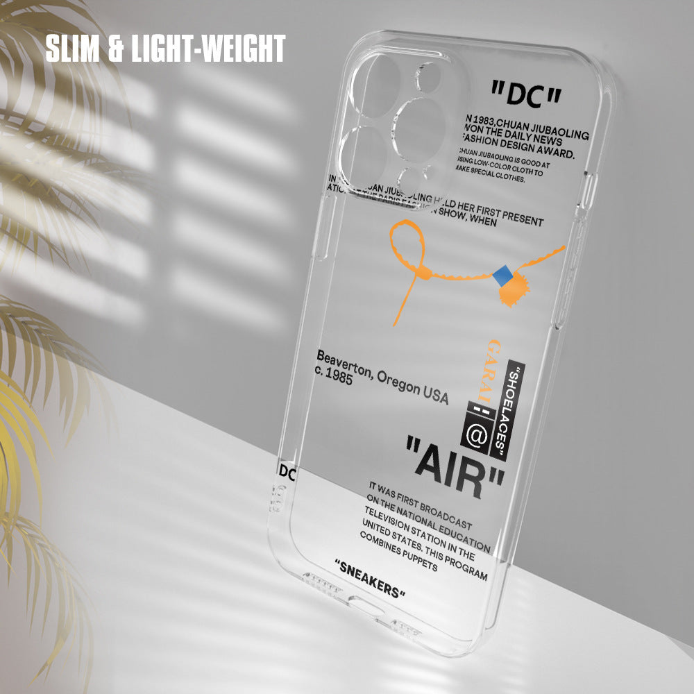 Applicable To Phone Case English Letters All-inclusive Lens Drop-resistant Protective Cover