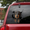 Animal Wall All Kinds Of Puppy Creative Broken Hole Car Window Electrostatic Stickers