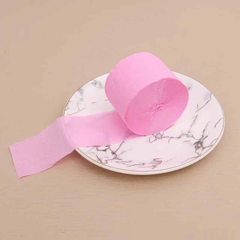 Colored Creped Paper Latte Art Ribbon Birthday Party Wedding Kindergarten Background Wall Decorations Arrangement