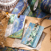 Retro Good-looking Oil Painting Journal Material