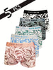 5pcs Men's Cotton Boxer Briefs - Breathable, Comfort Fit with Cute Bear Design, Multicolor Set