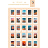 Moon Series INS Landscape Journal Material