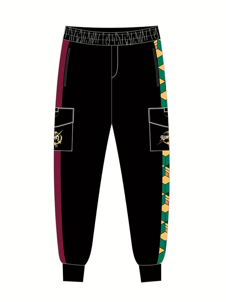 Men's & Women's Sweatpants Hip Hop Pants Joggers Trousers Anime Sport Pants - Fleece Lining - With Pockets - For Fall/Winter - Suitable for Sports, Loungewear & Casual Wear - Perfect Gift for Teens & Adults