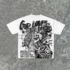 Punk Rock Retro Oversized T-shirt Hip Hop